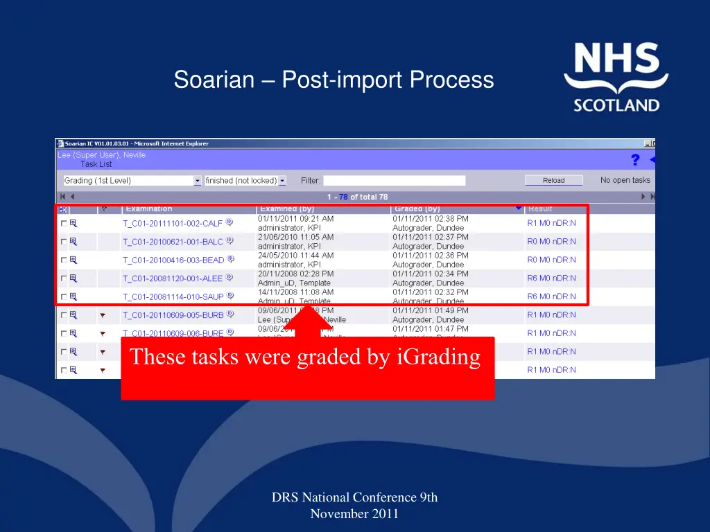 soarian post import process