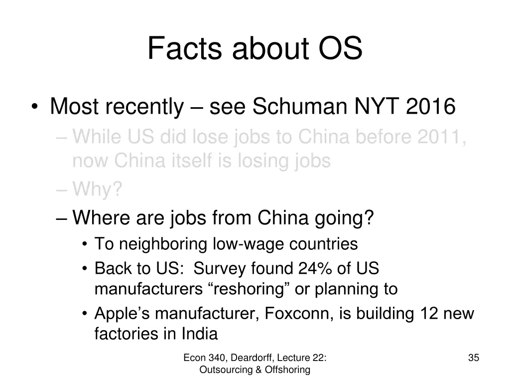 facts about os 12