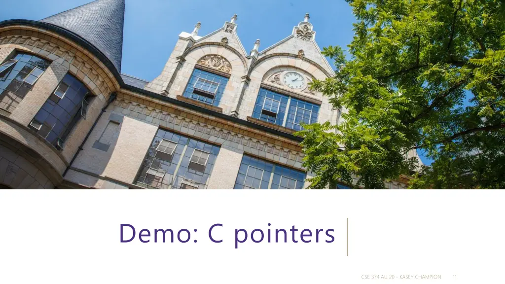 demo c pointers