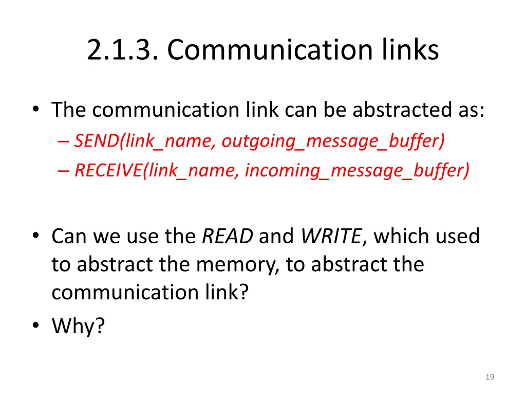 2 1 3 communication links 1