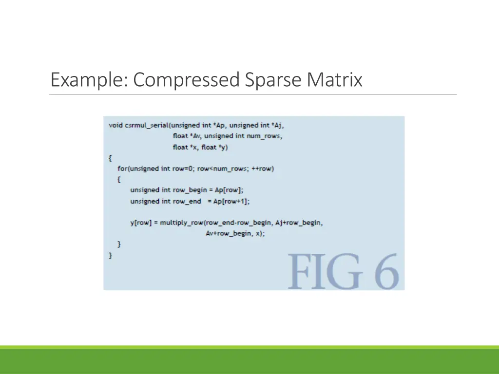 example compressed sparse matrix 1