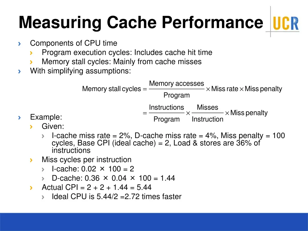 measuring cache performance
