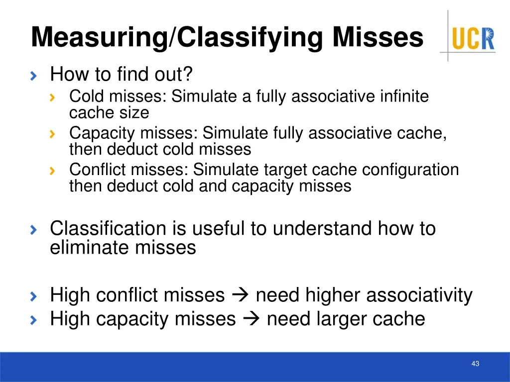 measuring classifying misses how to find out cold