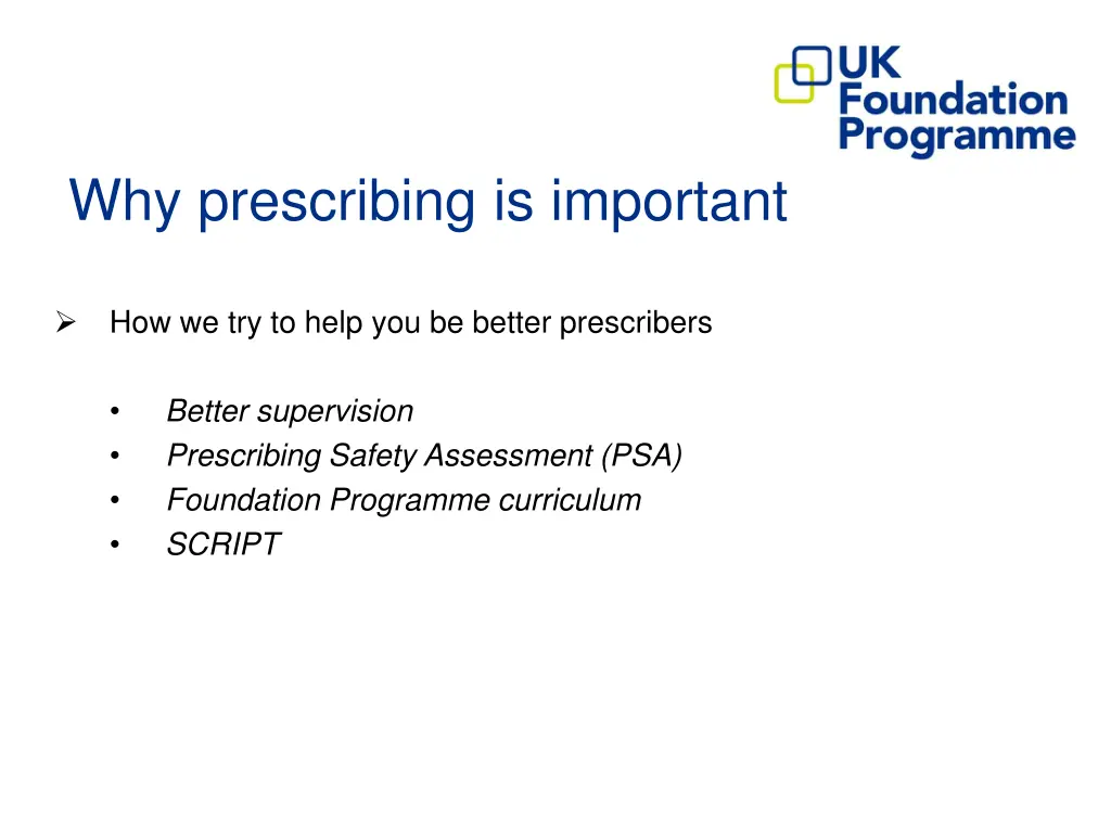 why prescribing is important 3