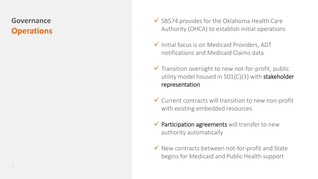 sb574 provides for the oklahoma health care
