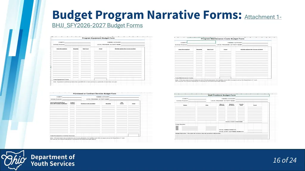 budget program narrative forms attachment 1 bhjj