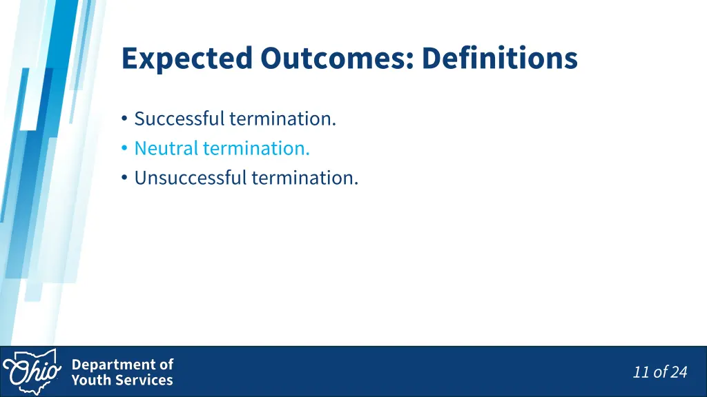 expected outcomes definitions