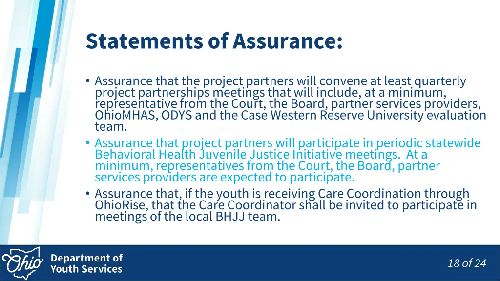 statements of assurance 1