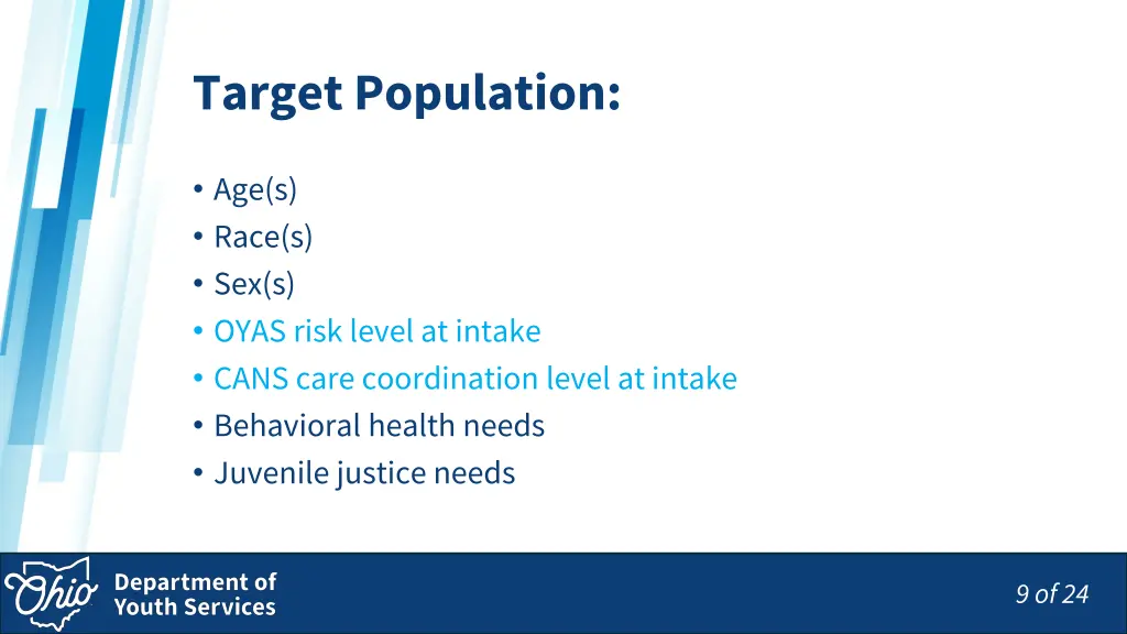 target population