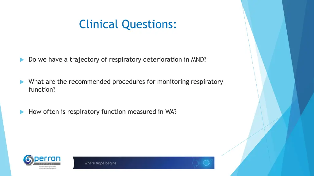 clinical questions