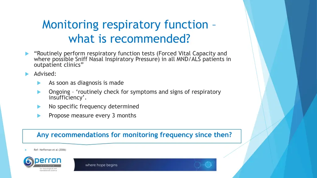 monitoring respiratory function what