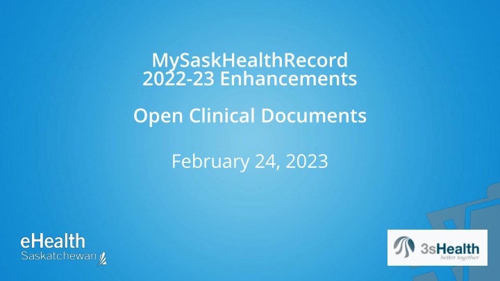 mysaskhealthrecord 2022 23 enhancements