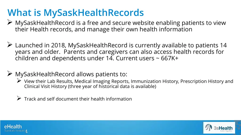 what is mysaskhealthrecords mysaskhealthrecord