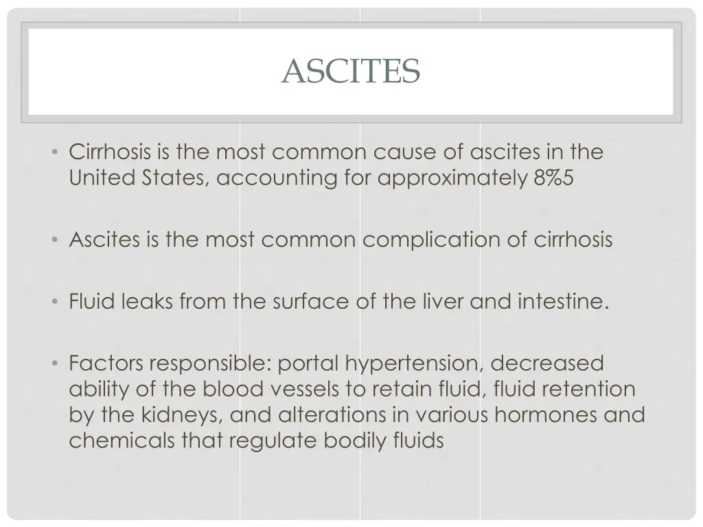 ascites