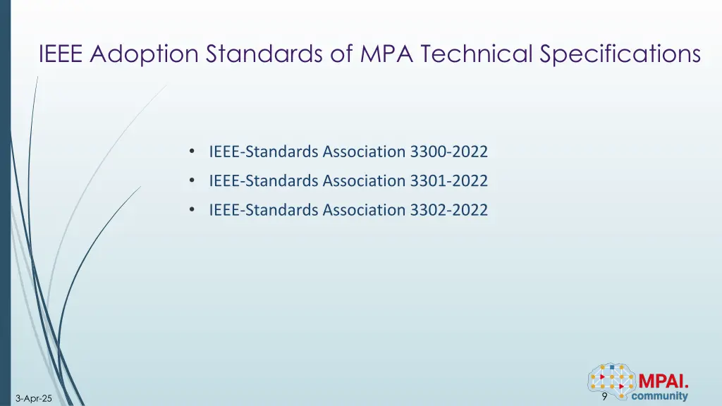 ieee adoption standards of mpa technical