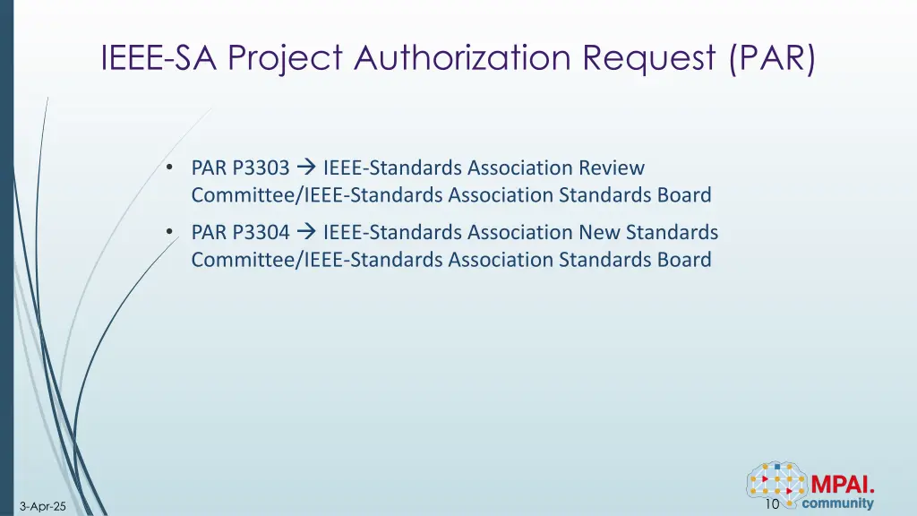 ieee sa project authorization request par