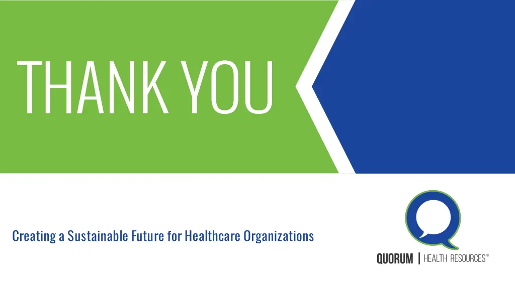 creating a sustainable future for healthcare