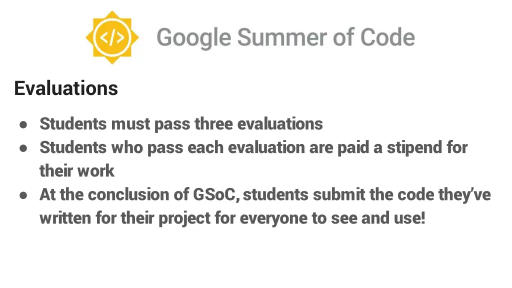 evaluations