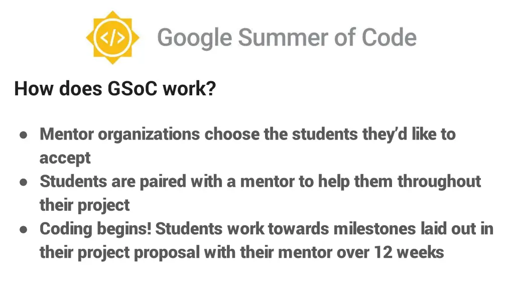 how does gsoc work 1