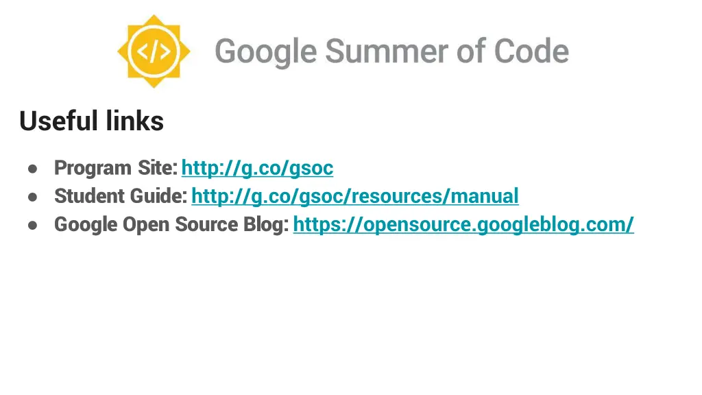 useful links