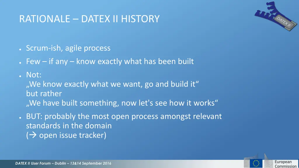 rationale datex ii history