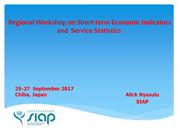 regional workshop on short term economic