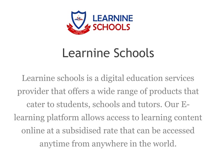 learnine schools