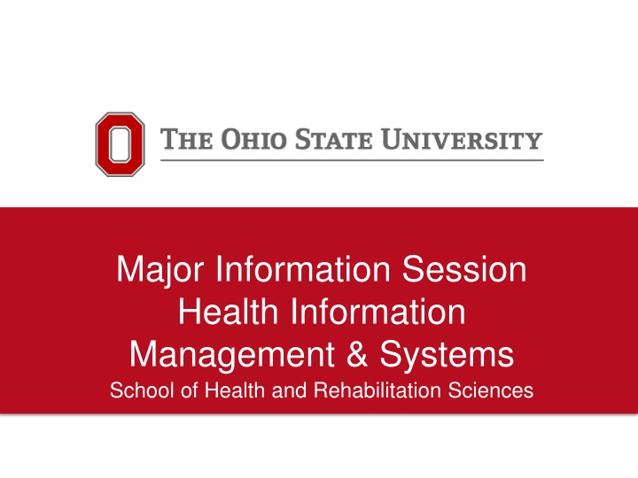major information session health information