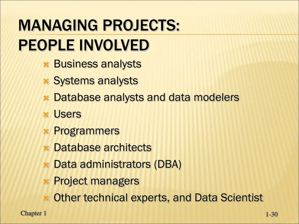 managing projects people involved business