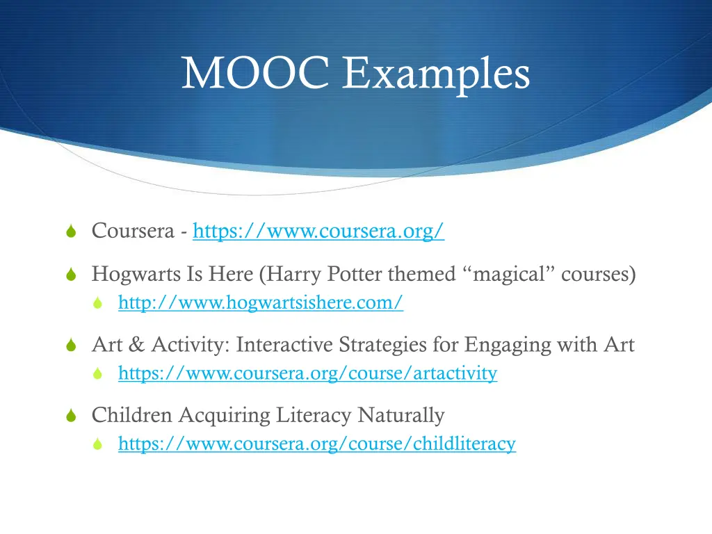 mooc examples