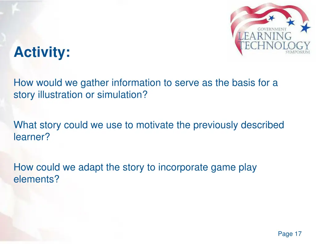 activity