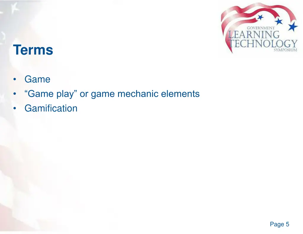terms