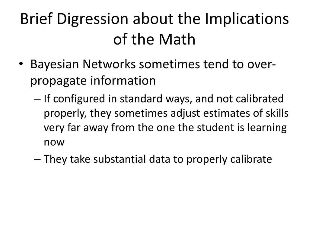 brief digression about the implications 1