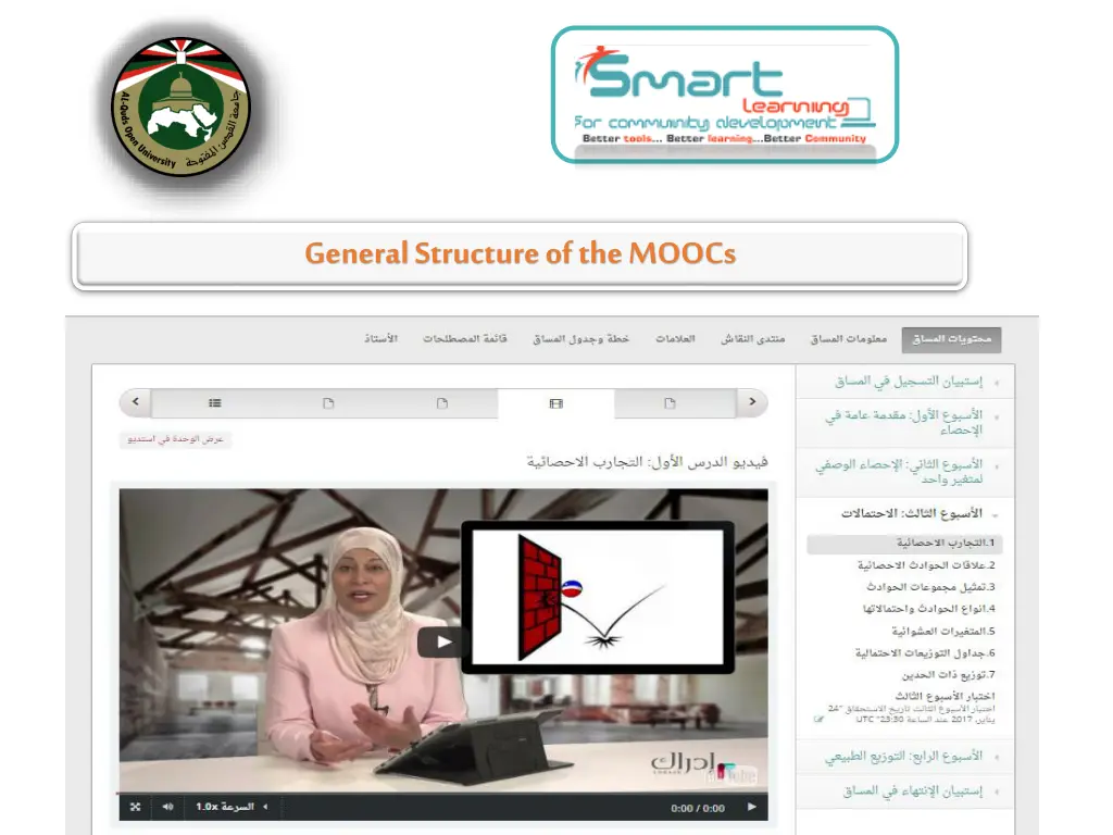 general structure of the moocs