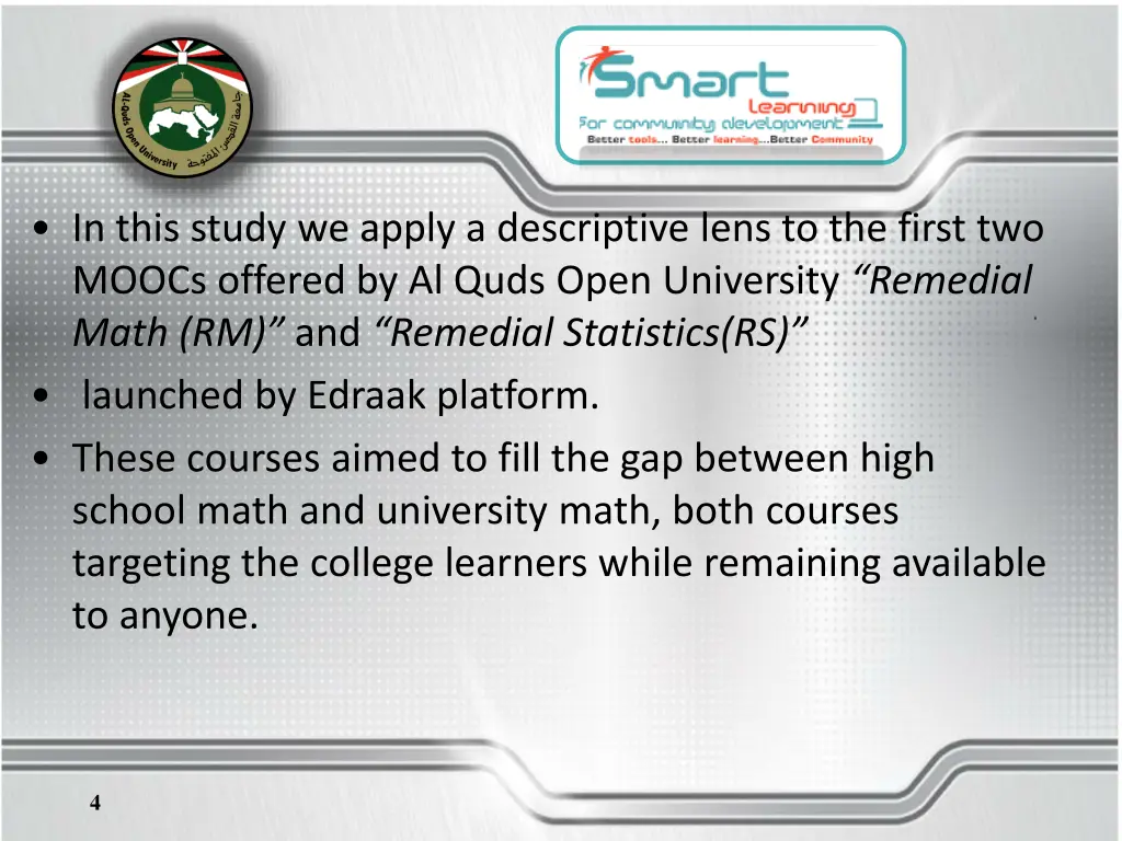 in this study we apply a descriptive lens