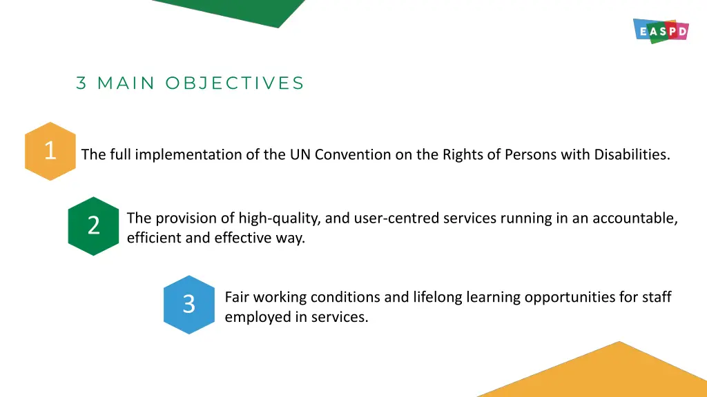 3 main objectives