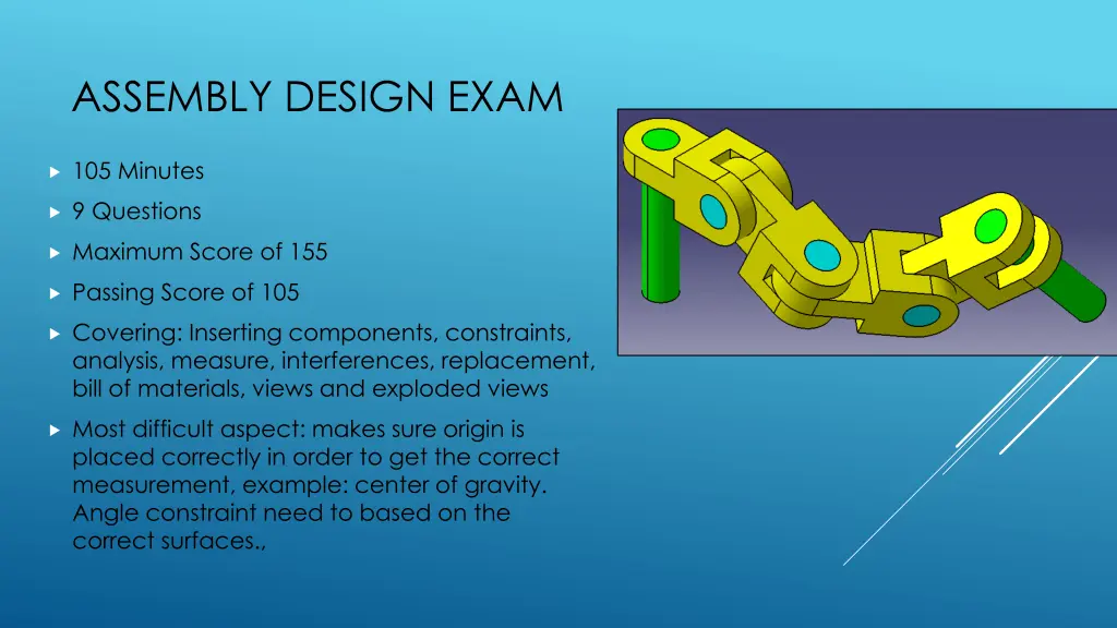 assembly design exam