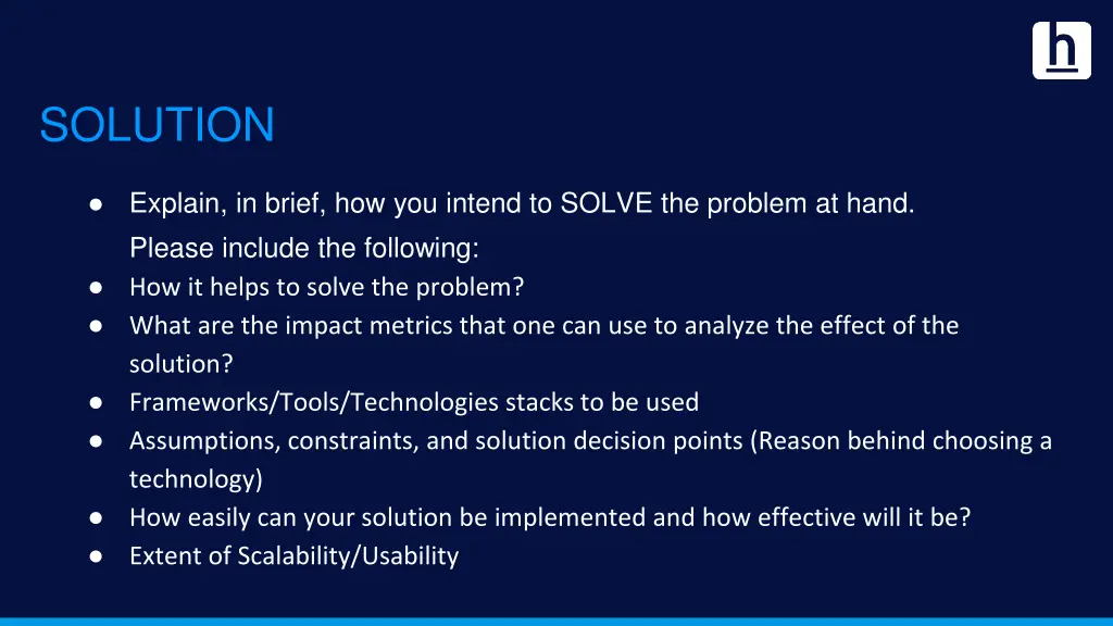 solution