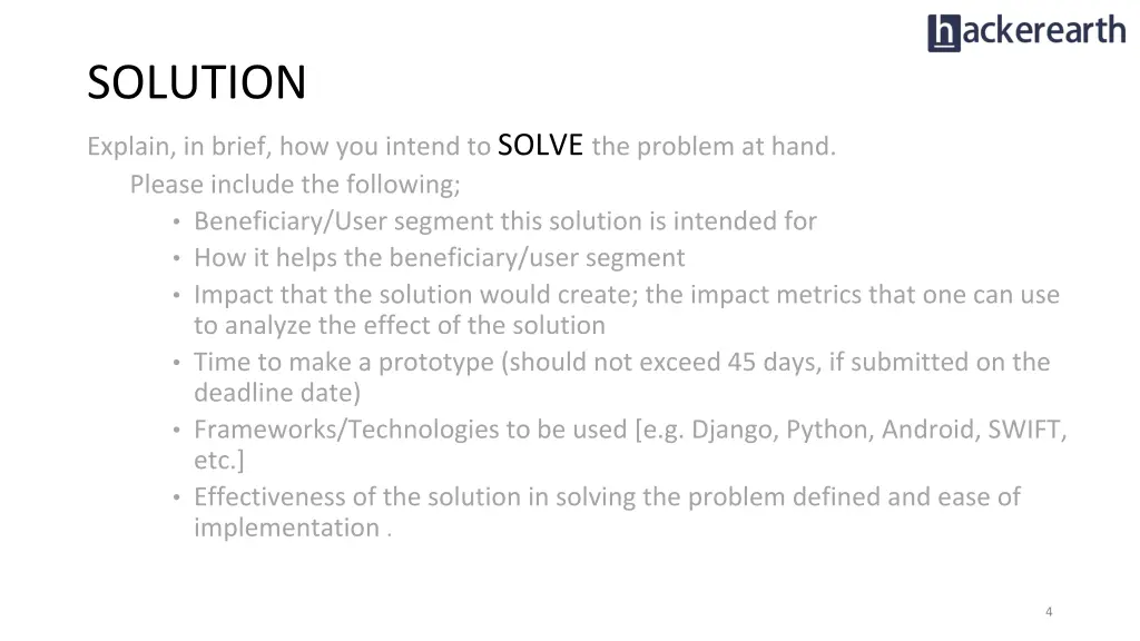 solution