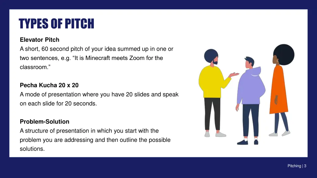types of pitch