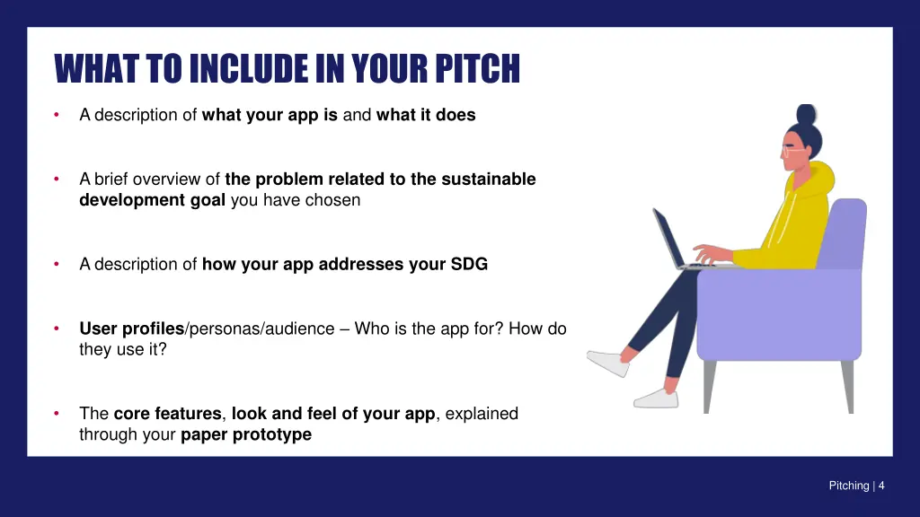 what to include in your pitch
