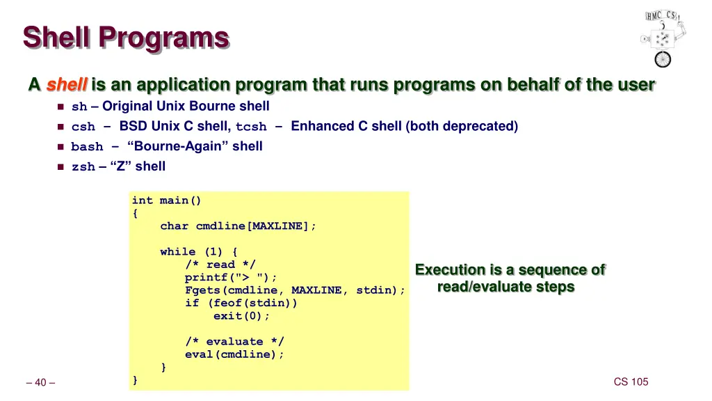 shell programs