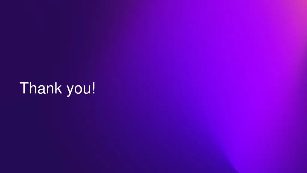 thank you