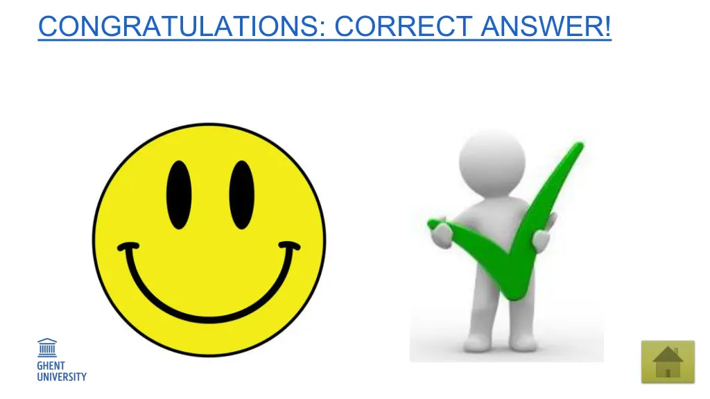 congratulations correct answer