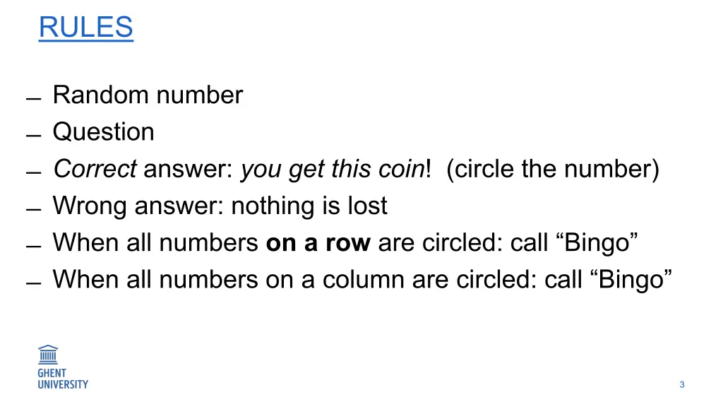 rules