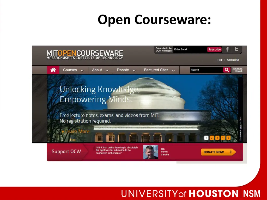 open courseware