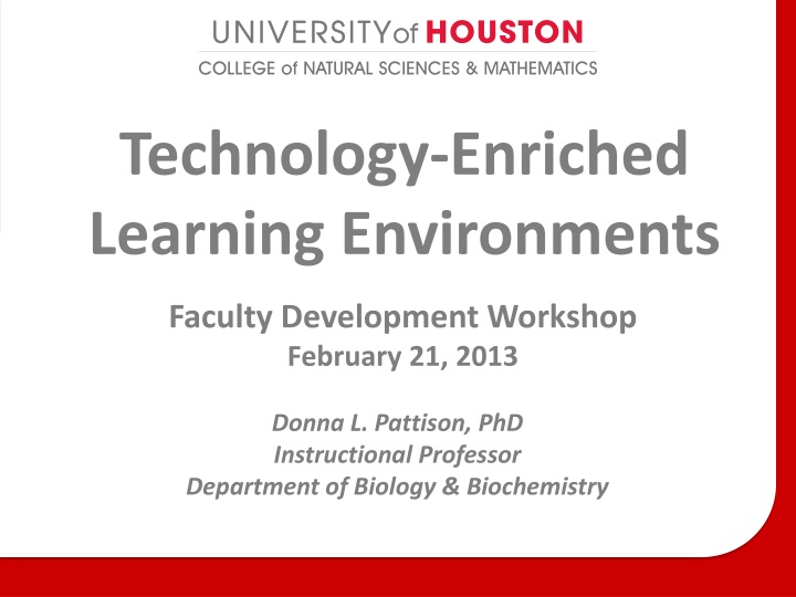 technology enriched learning environments