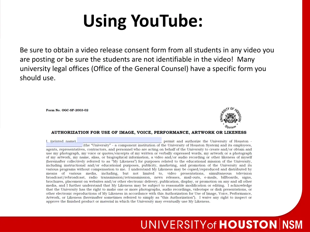 using youtube 2