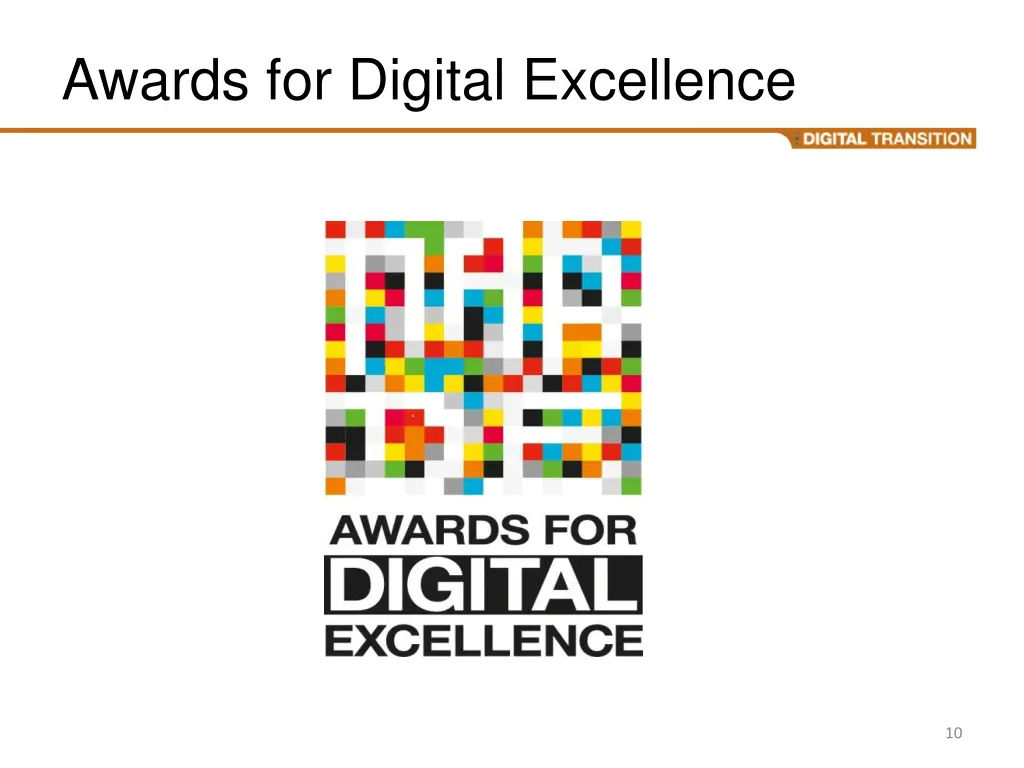 awards for digital excellence