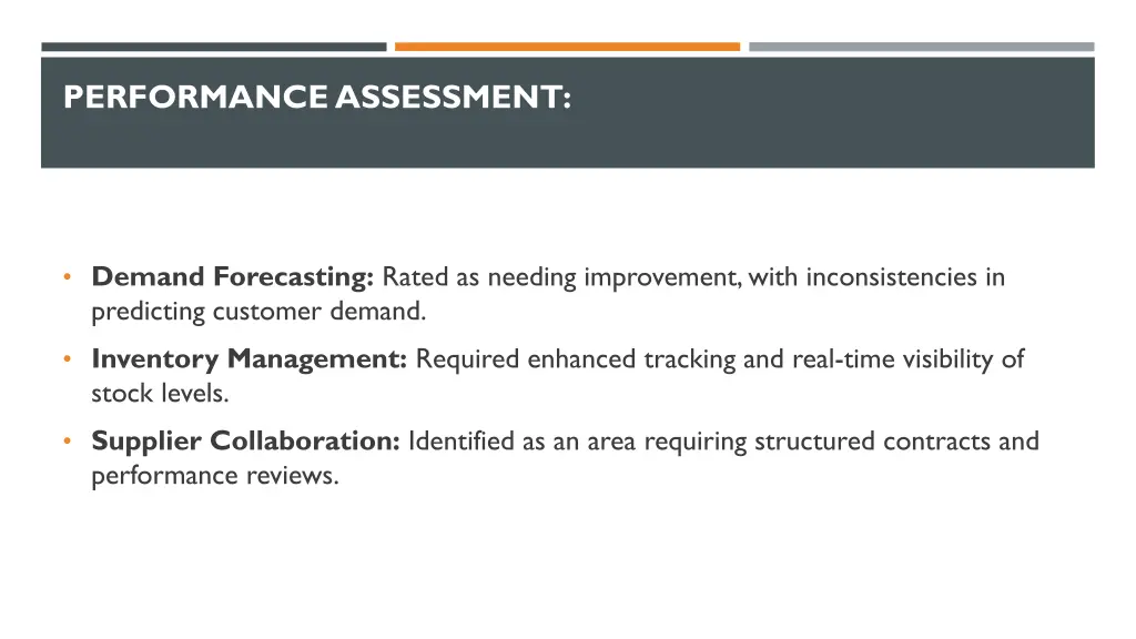performance assessment